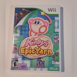 Kirby's Epic Yarn (Nintendo Wii, 2010) Tested & Working no manual
